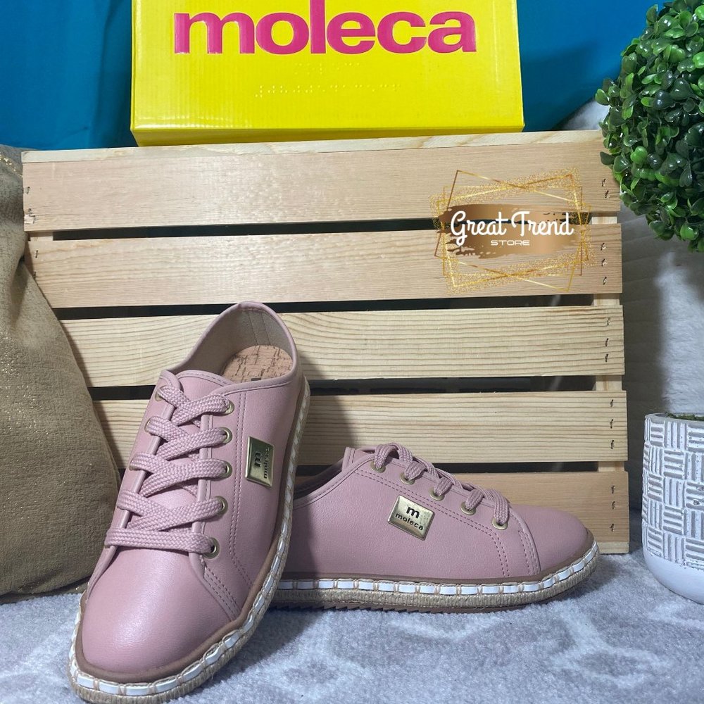 Women Pale Pink Espadrilles Casual Sneakers - Picture 3 of 8